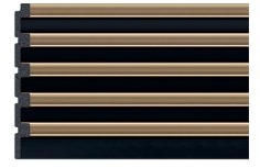 חיפוי קיר סרגלים פולימרי 100% מידות 2900*1.2*12.2 מ”קט mi 111