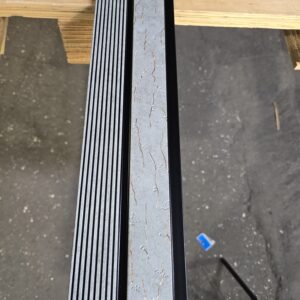 חיפוי קיר סרגלים פולימרי 100% מידות 2900*1.1*11.8 מ”קט mi 160